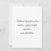 Invitation Couples Douche Sage Green (Dos)