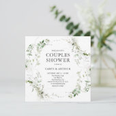 Invitation Couples Douche Verdure Moderne (Debout devant)