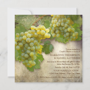 Invitation Couples Douche Vignoble Automne Automne Mariage In