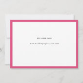 Invitation Couples Rétro Minimal Du Milieu Du Siècle Douche (Dos)