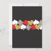 Invitation Couples ShowFiançailles Las Vegas Casino Party (Dos)