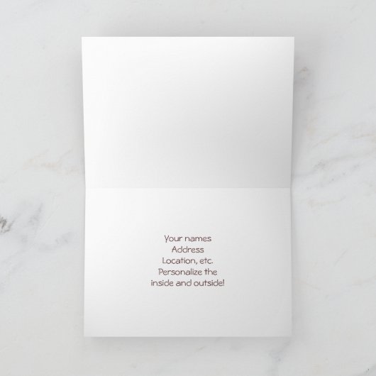 Invitation Couples sur la plage sablonneuse (Intérieur)