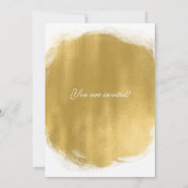 Invitation Couple's Wedding shower Gold Paint Look (Dos)