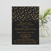 Invitation Couples Wedding shower Gold Parties scintillant Co (Debout devant)