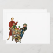Invitation Coupon d'épicerie très fréquenté - Vide 5x7 (Devant / Derrière)