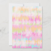 Invitation Coups de teinture amusants pour la vaccination (Dos)