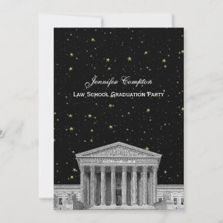 Invitation Cour suprême Etch3 DIY BG Color V Diplômé de la fa
