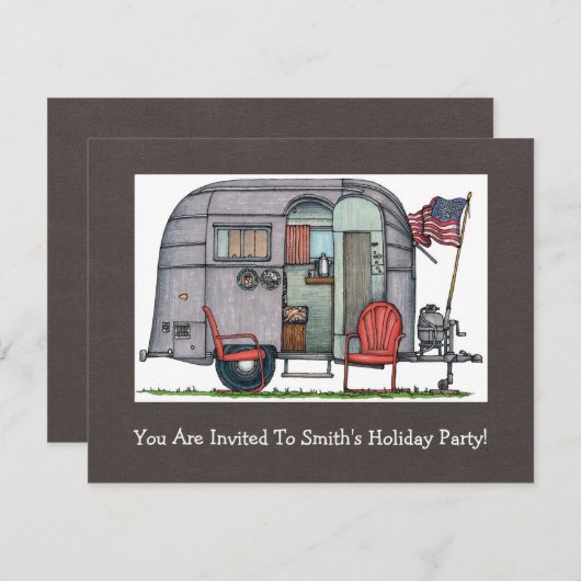 Invitation Courant d'air (Devant / Derrière)