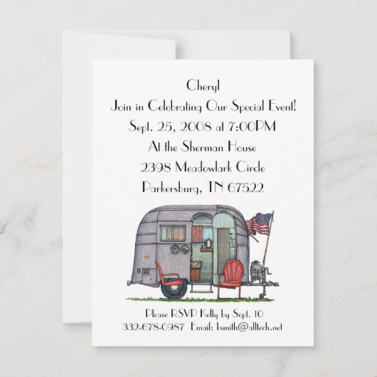 Invitation Courant d'air (Dos)