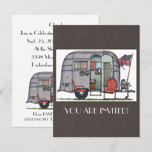 Invitation Courant d'air (Devant / Derrière)