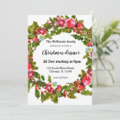 Invitation Courbe de fruits de Noël (Debout devant)