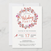 Invitation Courbe de Noël Fête de Noël (Devant)