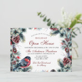 Invitation Courbe de Noël & Red Bird Holiday Open House (Debout devant)