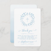 Invitation Courbe et croix bleues communales (Devant / Derrière)