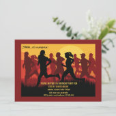 Invitation Courez comme un marathonien (Debout devant)