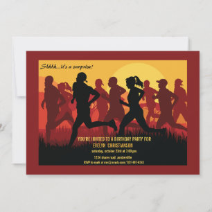 Invitation Courez comme un marathonien
