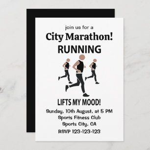 Invitation Courir Ascense Mon Humeur Courir