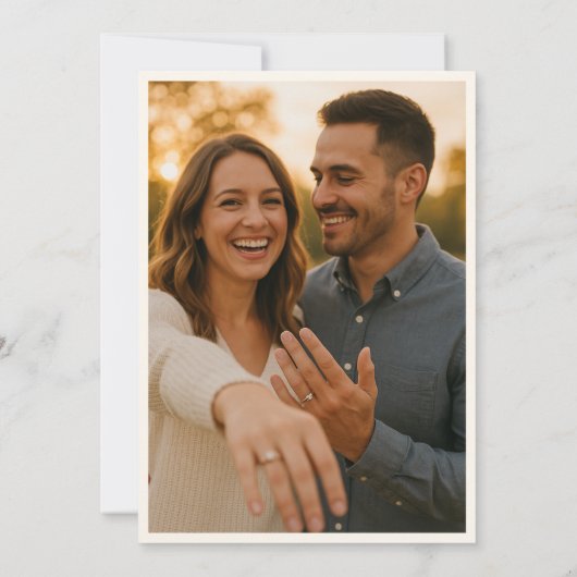 Invitation Couronne classique Monogram Laurel avec Mariage ph (Dos)