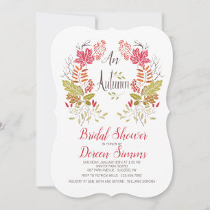 Invitation Couronne d'Automne
