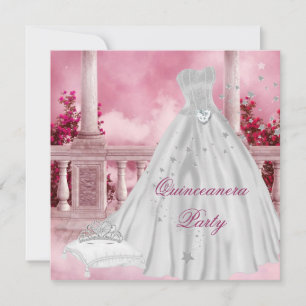 Invitation Couronne de fête des 15 ans de Quinceanera