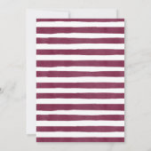 Invitation Couronne de fleurs d'automne pour le dîner de répé (Dos)