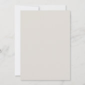 Invitation Couronne de fleurs sculptées blanches Mariage (Dos)