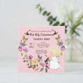 Invitation Couronne de la Sainte Communion * choisir la coule (Debout devant)