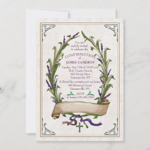 Invitation Couronne de Lavande