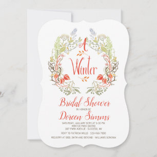 Invitation Couronne de l'Hiver