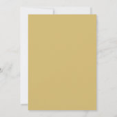 Invitation Couronne de mariage à la prune moutarde (Dos)