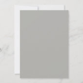 Invitation Couronne de mariage à l'anémone jaune (Dos)