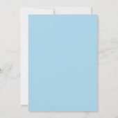 Invitation Couronne de mariage blanc Pervenche (Dos)