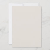 Invitation Couronne de mariage Blush Peach Celadon (Dos)