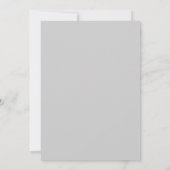Invitation Couronne de mariage botanique corail (Dos)