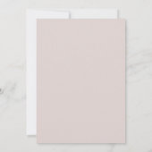 Invitation Couronne de mariage Corail Améthyste (Dos)