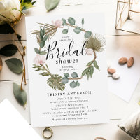 Couronne de mariage Fleurs d'Orchidée Rose et Feui
