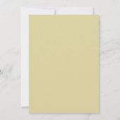 Invitation Couronne de mariage Gold Blush (Dos)