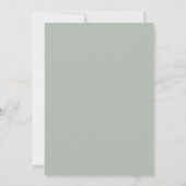 Invitation Couronne de mariage mousse mauve (Dos)
