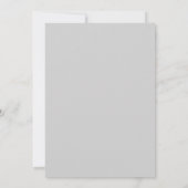 Invitation Couronne de mariage rose aqua (Dos)