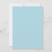 Invitation Couronne de mariage Rose Bleuet (Dos)