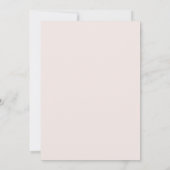 Invitation Couronne de mariage rose lavande (Dos)