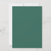 Invitation Couronne de mariage Rust Seafoam (Dos)