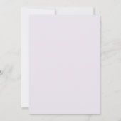 Invitation Couronne de mariage Sauge Violette (Dos)