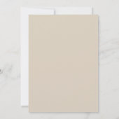 Invitation Couronne de mariage Taupe Or (Dos)