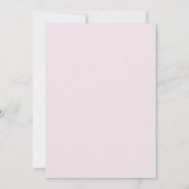 Invitation Couronne de mariage Violet Rosé (Dos)