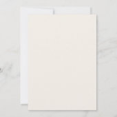 Invitation Couronne de monogramme de mariage simple taupe ivo (Dos)