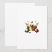 Invitation couronne de noel (Devant / Derrière)