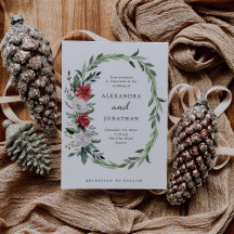 Couronne de Noël | Élégant Mariage de vacances