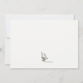 Invitation Couronne de photos à fleurs roses (Dos)