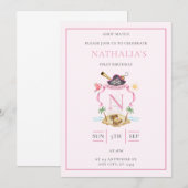 Invitation Couronne de pirate (Devant / Derrière)